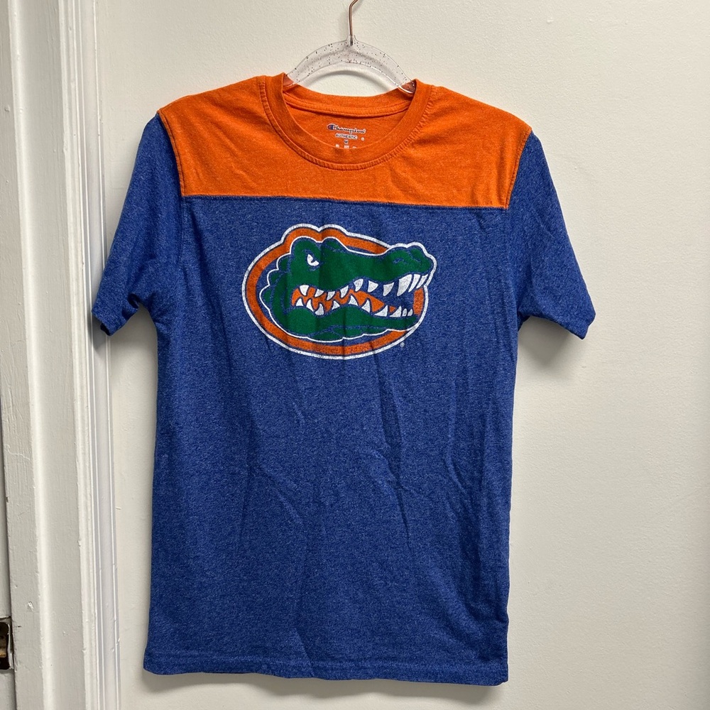 Champion Florida Gators Blue and Orange Alligator Tee